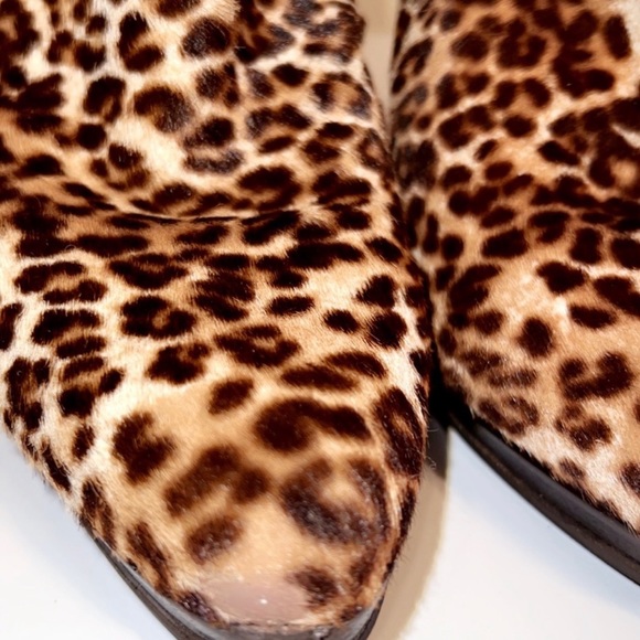 Jimmy Choo Pony Hair Leopard Ankle Boots - Picture 5 of 5